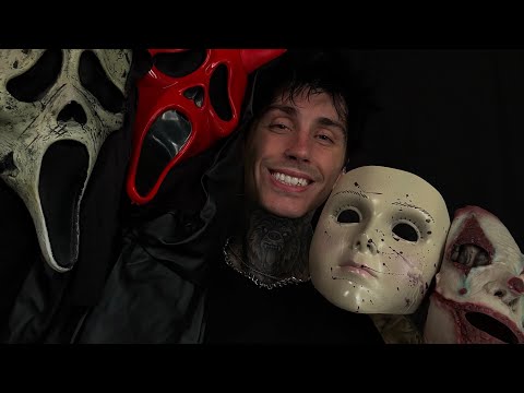 ASMR Trying on My Mask Collection