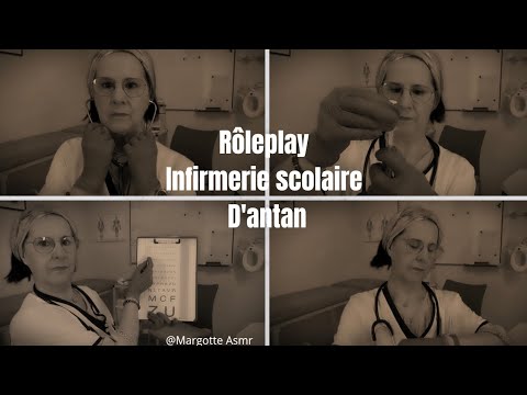 Asmr français, Rôleplay "infirmerie scolaire d'antan" 🥼 🩺