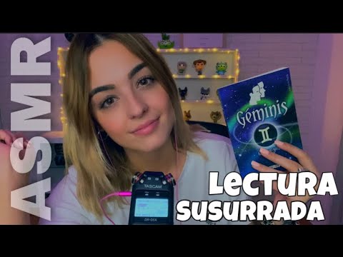 ASMR Español | Lectura SUSURRADA para dormir