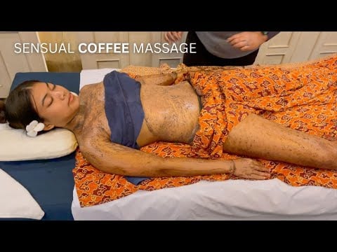ASMR | Aromatic Sensual Massage with FULL BODY Coffee Scrub