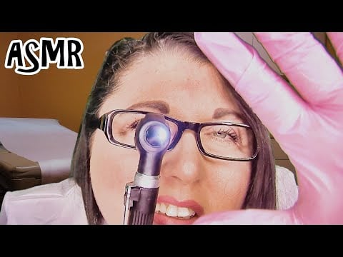 ASMR Ear Exam Doctor Roleplay (Gloves, Otoscope, Medical Check Up, Light Triggers, Face Exam)
