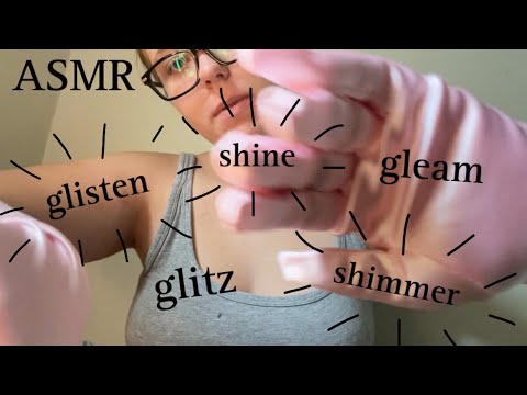 ASMR pink satin gloved trigger words and sounds (Stephens custom video)