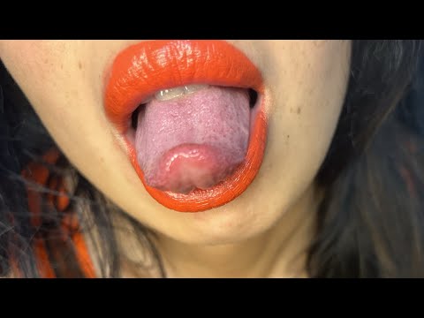 ASMR follow my tongue instructions lens licking