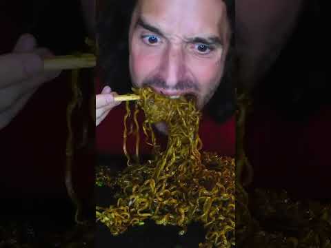 ASMR Eating CHEESY Black Bean Noodles Jajangmyeon * no talking bites only mukbang * #asmrfood