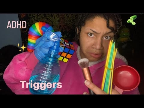ASMR - ADHD GAMES AND TRIGGERS