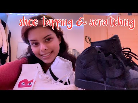 ASMR - shoe tapping & scratching