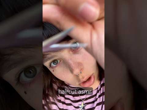 asmr haircut💕 #asmr #fastasmr #fastandaggressiveasmr #asmrsounds
