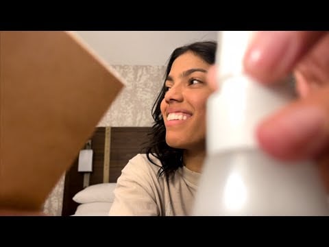 Trying to not fall asleep while making an ASMR video at 2am video with Nataly