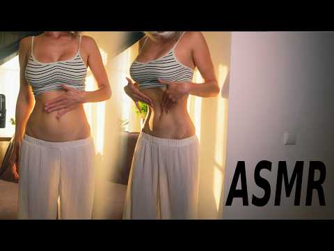 ASMR Belly tapping is & massage with Mia
