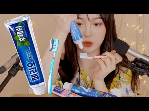 ASMR 찐득찐득 치약 먹방😋EDIBLE TOOTHPASTE😋Bathroom Prank 食用歯磨き粉 食用牙膏