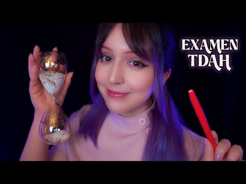 ⭐ASMR ¿Tienes TDAH? Este examen DIVERTIDO lo revela🧠✨Pruebas de Atención y Concentración