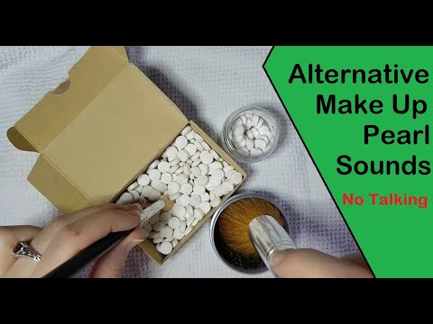 ASMR *Alternative* Make Up Pearl Sounds - Clacking & Brushing Sounds - No Talking