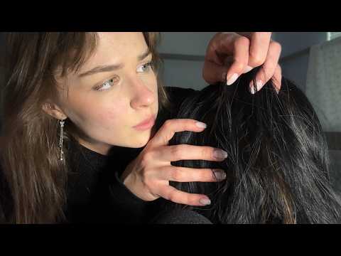 Your Classmate Checks and Scratches Your Scalp [ASMR]