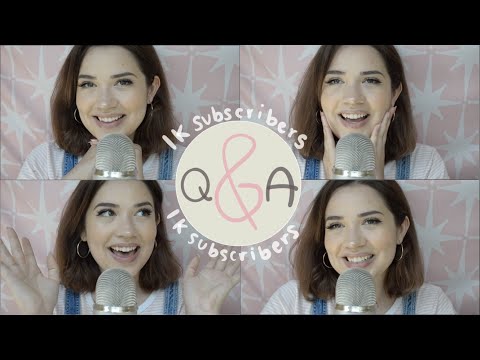 asmr 1k subscriber Q&A | my ethnicity, my hobbies, my equipment & more