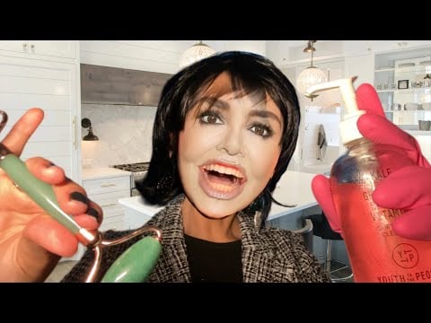 ASMR~ Kris Jenner does your skincare routine roleplay (relaxing business woman triggers) ✨💻💄