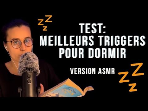 ASMR I TEST MEILLEURS TRIGGERS POUR DORMIR ! 😌 (FR)