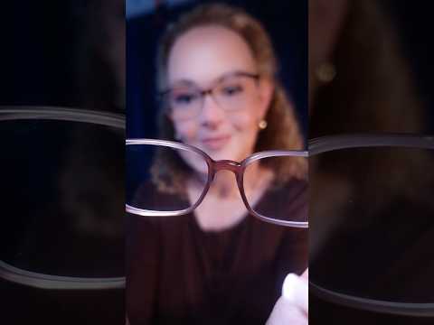 ASMR Eye Exam & Glasses Fitting 👁️✨ #asmr #shorts #sleep
