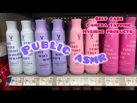 PUBLIC ASMR | Tapping & Scratching On Hygiene Products | You Deserve To Take Time For Yourself