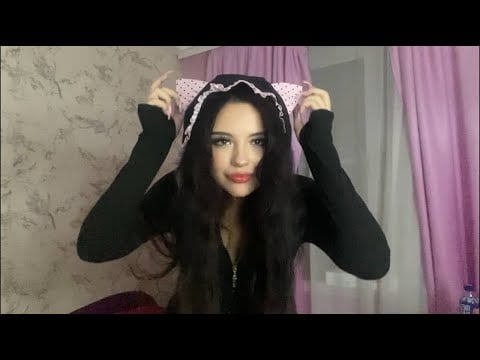 ASMR Скретчинг в костюме кошечки🐈‍⬛ Cat Onesie Scratching