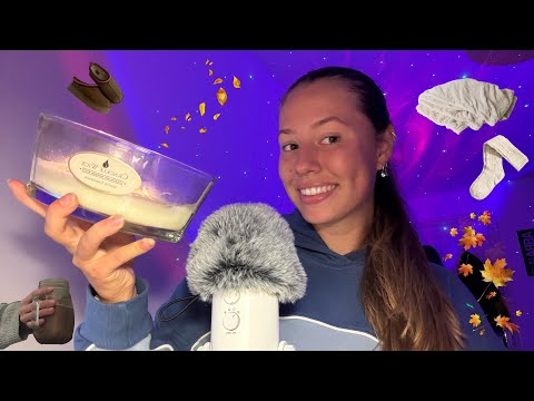 ASMR Get cosy! Chatty rambly whispers 🍁🍂