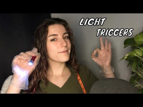 ASMR Sleep Instructions Eye Exam Test | follow my finger