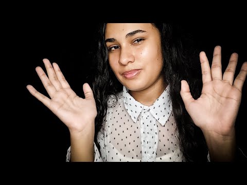 ASMR MÃOS NA TELA E SONS DE BOCA😴💋