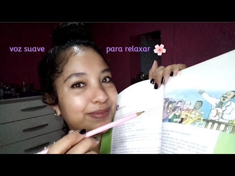 ASMR Relaxe enquanto eu leio uma historinha (A historinha do político) + Chuva no telhado