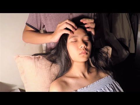 Head & Scalp Massage Before Sleep | Gentle Head Massage | ASMR Vietnam