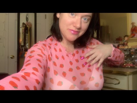 ASMR Fabric Scratching on Mesh Shirt & Soft Spoken Rambles