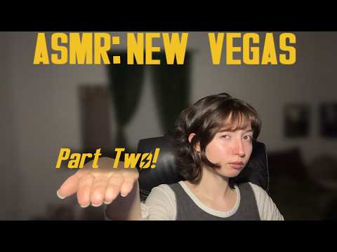 ASMR | Reading Every Fallout NV Perk 🦂 | Whispers + Tongue Clicking! (Part Two)