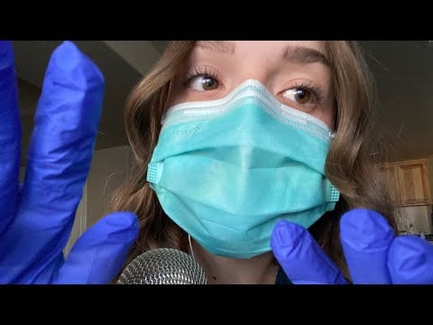 Slow Medical Exam ASMR 🩺 Gloves, Mask & Personal Attention (For Sleep)