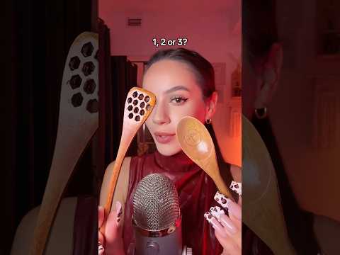 Honey 🍯 vs Wood 🪵 vs Face eating 🍽️ ASMR - which one is your favourite? #asmr #asmrsounds