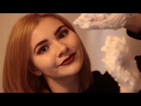 squishing shaving cream (ASMR relaxing, sticky sounds, binaural) | Cloveress ASMR