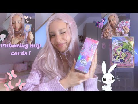 ASMR | Unboxing My Little Pony Kayou Blind Bag Trading cards ￼🎀