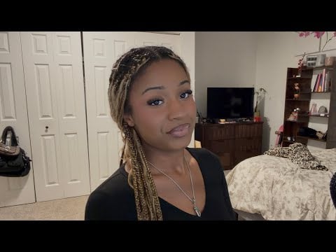 asmr makeup routine 