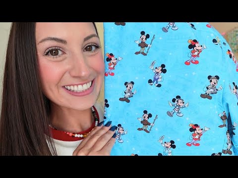 ASMR Disney Fabric Sounds 👚✨