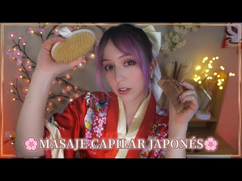 ⭐Masaje capilar JAPONÉS🌸 | Spa relajante ASMR para dormir