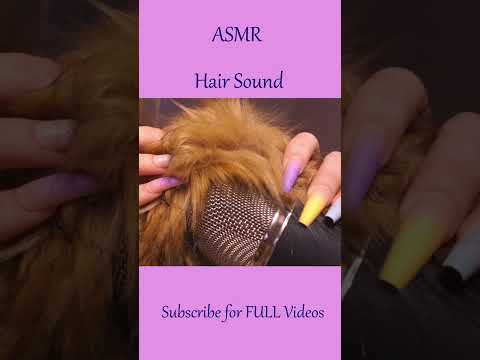 ASMR Hair Sound (Artificial Fur) ❤️ #asmr #shorts