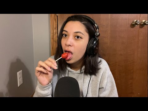 *ASMR* Blow Pop - Wet Mouth Sounds, Gum Chewing, Crinkly Packaging, & MORE