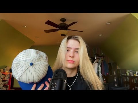 asmr with my hat collection 