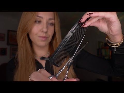 ASMR Inaudible Haircut & Styling RP