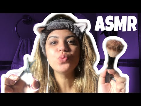 [ASMR] Amiga fazendo sua sobrancelha // Roleplay Festa do Pijama na QUARENTENA // #SóParaMeninas