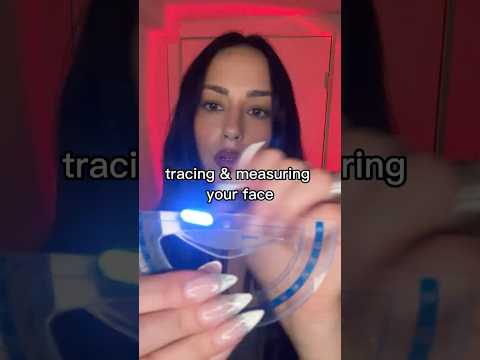 tracing & measuring you 📐🔦 #fastandaggressiveasmr #fastasmr #asmr #fyp #asmrsounds #tracing