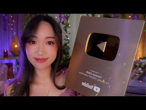 ASMR 🏆 J’ai reçu le trophée des 1 MILLION YouTube 😭🏆❤️