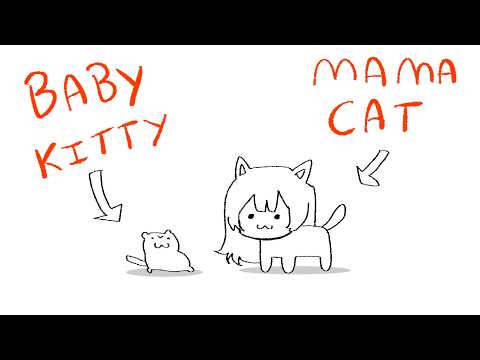 ASMR | me mama cat, you baby kitty