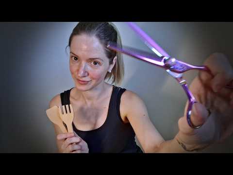 ASMR Personal Attention ✂️ Haircut, Face Massage & Relaxing Triggers (Patreon Choice June)