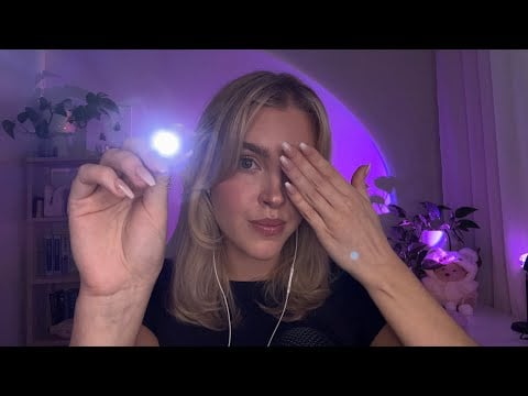 ASMR eyes open & closed instructions to make you sleepy | whispered instructions for sleep
