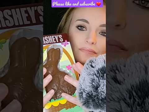 ASMR Hersheys Chocolate Bunny #sensory #asmrtingles #asmrtriggers #relax #tingles #triggers #asmr