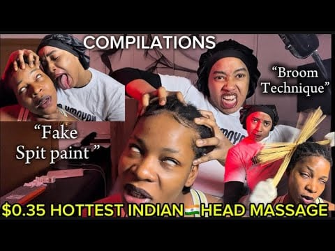 ASMR✨🇮🇳 3 HRS COMPILATION OF INDOOR LOCAL INDIAN🇮🇳 EAR INTENSE MASSAGE,HEAD MASSAGE 