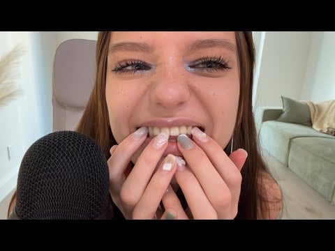 ASMR ☆ Teeth Tapping, Nail Biting & Hand Sounds